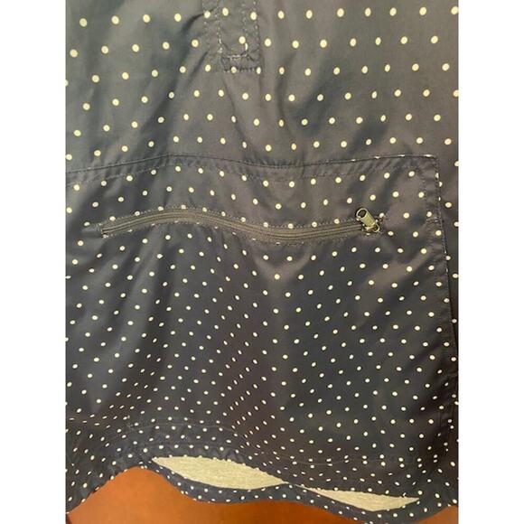 Charles River Windbreaker Chatham Jacket Womens Medium Polka Dot Zipper Pockets - Picture 5 of 9